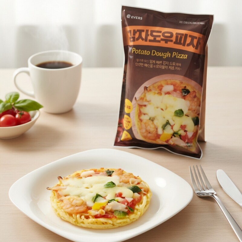 강원더몰,감자도우피자 [크리스마스 특판 ~12.25 ♥ 1팩 2개 더!! 총 14개]